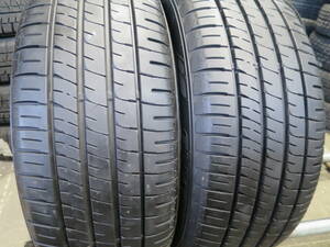 23年製バリ山 225/55R17 92W ◆ダンロップ ENASAVE EC204◆ 2本 J1016 夏タイヤ