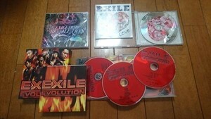 ★☆Ｓ06908　EXILE（エグザイル)【EXILE TRIBE REVOLUTION】【EXILE EVOLUTION】【EXILE LOVE】　CDアルバムまとめて３枚セット☆★