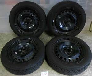  21年 175/60R16 DUNLOP ENASAVE EC202 ＋ スチールホイール 4本 16×5.5J +39 5H 100 ラクティス トレジア シエンタ等 /T179_80