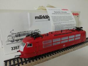 【希少】メルクリン　Marklin ドイツ国鉄　DB103 赤色　3558 箱、取説つき