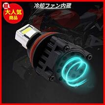 【今だけ特価！残り１つ】 12v対応 30W AC/DC 6500K 三面発光 LEDバルブ CREE製 Hi/Lo T15 PH11 バイク用ledヘッドライト 取付簡単_画像3