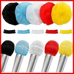 [ now only special price! remainder 1.] *100PCS* MOZOWO Mike cover disposable non-woven noise prevention anti-bacterial Mike cover karaoke for microphone cover 