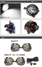 AP LEDフォグランプ Bタイプ H8/H11 33連 リレーハーネス付き AP-FL307-B フォルクスワーゲン ジェッタ 1K 2006年～2011年_画像2