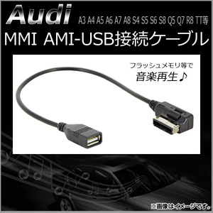 AP アウディ MMI用 AMI-USB接続ケーブル 12V AP-EC118