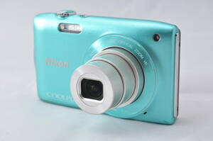 【送料無料】 Nikon Coolpix S3300 ミントグリーン コンパクトデジタルカメラ ニコン クールピクス #C24326