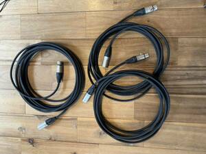 BELDEN/Neutrik XLR 5m×2本 7m×1本セット