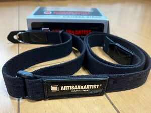 ARTISAN&ARTIST カメラストラップ　ACAM-108 BLK