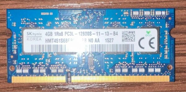 SK hynix DDR3 SO-DIMM 4GB3枚 HMT451S6BFR8A-PB DDR3-1600 PC3L-12800