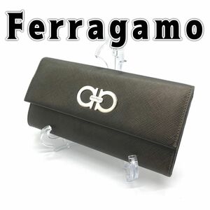 Salvatore Ferragamo サルヴァトーレフェラガモ ダブルガンチーニ 長財布 美品＊*ﾟ