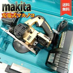 【美品】マキタ 充電式マルノコ 18V 125mm ゴールド HS471DSP1