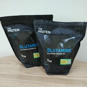 武内製薬 THE PROTEIN グルタミン 粉末 GLUTAMINE POWDER 1kg×2袋セット スプーン付 ザプロテイン