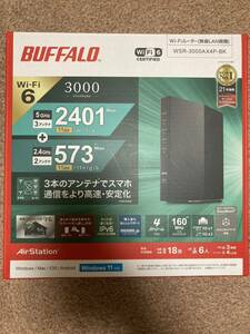 BUFFALO バッファロー 無線ルーターWSR-3000AX4P-BK