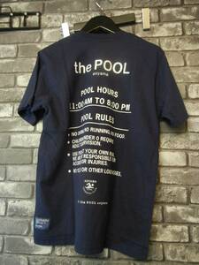 THE POOL ザプール　　ロゴ　ポケットＴシャツ　紺　ネイビー　サイズＸＳ