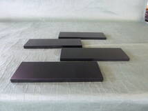 敷板 黒敷板 ４枚 横１８ｃｍ奥行６ｃｍ厚さ０．８ｃｍ プラスチック製_画像3