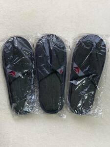 DELTA aviation ( Delta Air Lines ) slippers 3 pairs set 