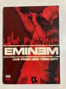 【DVD-ラップ/ヒップホップ】エミネム（EMINEM）「LIVE FROM NEW YORK CITY」（レア）中古DVD（リージョンフリー）,USオリジナル初盤、RP-1
