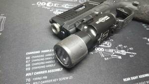 surefire x300 M600 M300 用 レンズプロテクター レンズ保護具 safari land 3465ホルスターに収納可能 シュアファイヤ