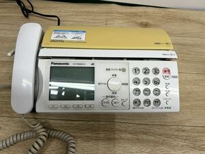 Panasonic パナソニック 電話 ファックス 親機 FAX KX-PW606-W 親機のみ 【管0323d】