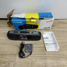 Aiwa アイワ ステレオラジカセ CS-P5/ACアダプター AC-605D 6V 500ｍＡ 現状品【管2701Z】_画像1