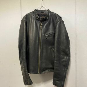 古着◆ヴィンテージ◆HARLEY-DAVIDSON◆ハーレーダビットソン◆レザー◆ライダースジャケット◆XXL◆