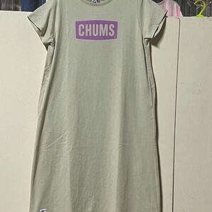 新品　CHUMS ロゴ　ワンピース　チャムス gra