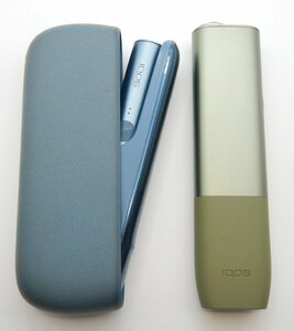 IQOS ILUMA ILUMA ONE アイコス イルマ＆イルマワン 本体 ブルー/グリーン まとめて 電子たばこ☆動作確認済・アルコール除菌済☆Z0313805