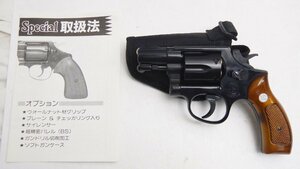 TANAKA☆タナカ S&W 38 SPL ガスガン ガスリボルバー カート&ホルスター付属☆動作確認済☆Z0318823