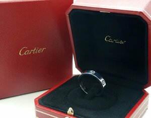 Cartier カルティエ☆ラブリング 指輪 22号 750WG 52833A ☆110 約3.6g ホワイトゴールド☆美品☆Z0302739