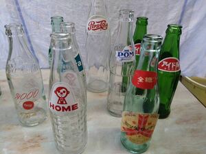 昭和レトロ 空き瓶 コカコーラ　ファンタ　アンティーク　当時物　空瓶