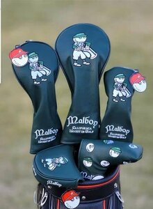 【４点セット】ゴルフクラブヘッドカバーマルボンゴルフ malbon golf