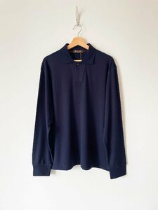 新品 Loro Piana　ロロピアーナ　メンズ　ニット　セーター　ポロ　長袖　無地　M-2XL　サイズ選択可能