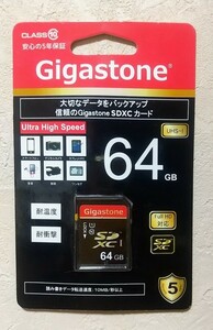 Gigastone SDXCカード 64GB UHS-1