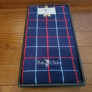 未使用　タオル　ギフト用品　ブルー　Polo　club　青