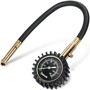 AstroAI air gauge tire gauge 700KPA empty atmospheric pressure gauge empty atmospheric pressure total self luminescence function truck automobile bike bicycle . correspondence 