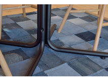 東谷 ダリオ カフェテーブル ブラウン W75×D75×H67 END-223TBR ダイニングテーブル スクエア 四角 シンプル メーカー直送 送料無料_画像2