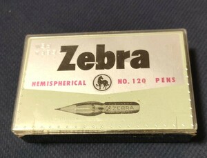 7.ゼブラ(ZEBRA)ペン先　スプーンペン No.120 PENS 未使用品 匿名配送