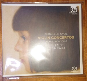ベートーヴェン&ベルク:ヴァイオリン協奏曲　イザベル・ファウスト、クラウディオ・アバド＆モーツァルト管弦楽団（シングルレイヤーSACD）