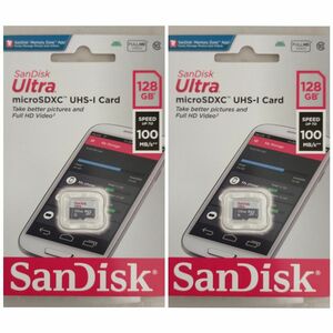 サンディスク　microSDカード 　128GB マイクロSD　2枚