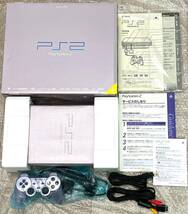 〈現状品・外観良好・箱説付属〉PS2 プレイステーション2 SCPH-50000 SA SAKURA サクラ ピンク 本体 プレステ2 PlayStation_画像3