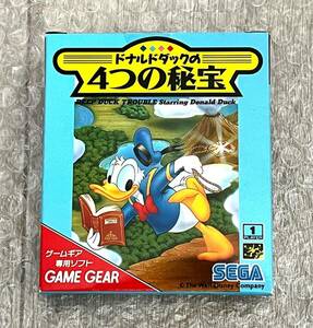 〈 良品・箱説付属・動作確認済〉GG セガ ゲームギア ドナルドダックの4つの秘宝 SEGA GAME GEAR DEEP DUCK TROUBLES Starring Donald Duck