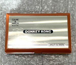 〈動作確認済み〉LSI 任天堂 ゲームウォッチ マルチスクリーン ドンキーコング DK-52 GAME&WATCH DONKEY KONG ゲームウオッチ