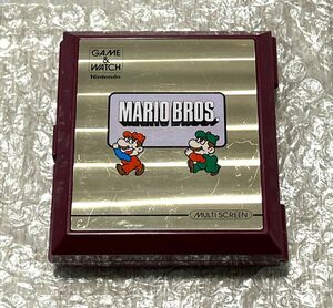 〈動作確認済み〉任天堂 ゲーム&ウォッチ マルチスクリーン マリオブラザーズ MW-56 NINTENDO GAME&WATCH MARIO BROS. ゲームウォッチ LCI