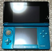 〈良品・画面無傷・動作確認済み〉ニンテンドー3DS 本体 アクアブルー 充電器 NINTENDO 3DS CTR-001_画像7