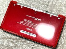 〈良品・動作確認済み〉ニンテンドー3DS 本体 フレアレッド 本体 CTR-001 充電器 NINTENDO_画像4