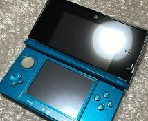 〈良品・画面無傷・動作確認済み〉ニンテンドー3DS 本体 アクアブルー 充電器 NINTENDO 3DS CTR-001_画像8