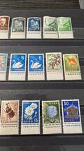 【4】動植物国宝図案切手シリーズ　未使用　1円〜30円 21種　銘板付き　糊有　額面混合　NH_画像5