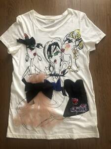 H&M LANVIN コラボ デコ Tシャツ