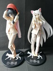  feather river wing black feather river Bakemonogatari premium figure monogatari series cat * beautiful young lady anime game comics cosplay beautiful girl figure