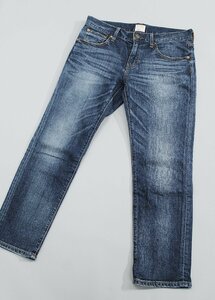 美品 23区denim 洗える/ストレッチブルーデニムパンツ 青38 ak790