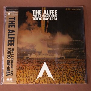 送料無料　LD　レーザーディスク　THE ALFEE / 1986 8.3 SWEAT & TEARS TOKYO BAY-AREA アルフィー